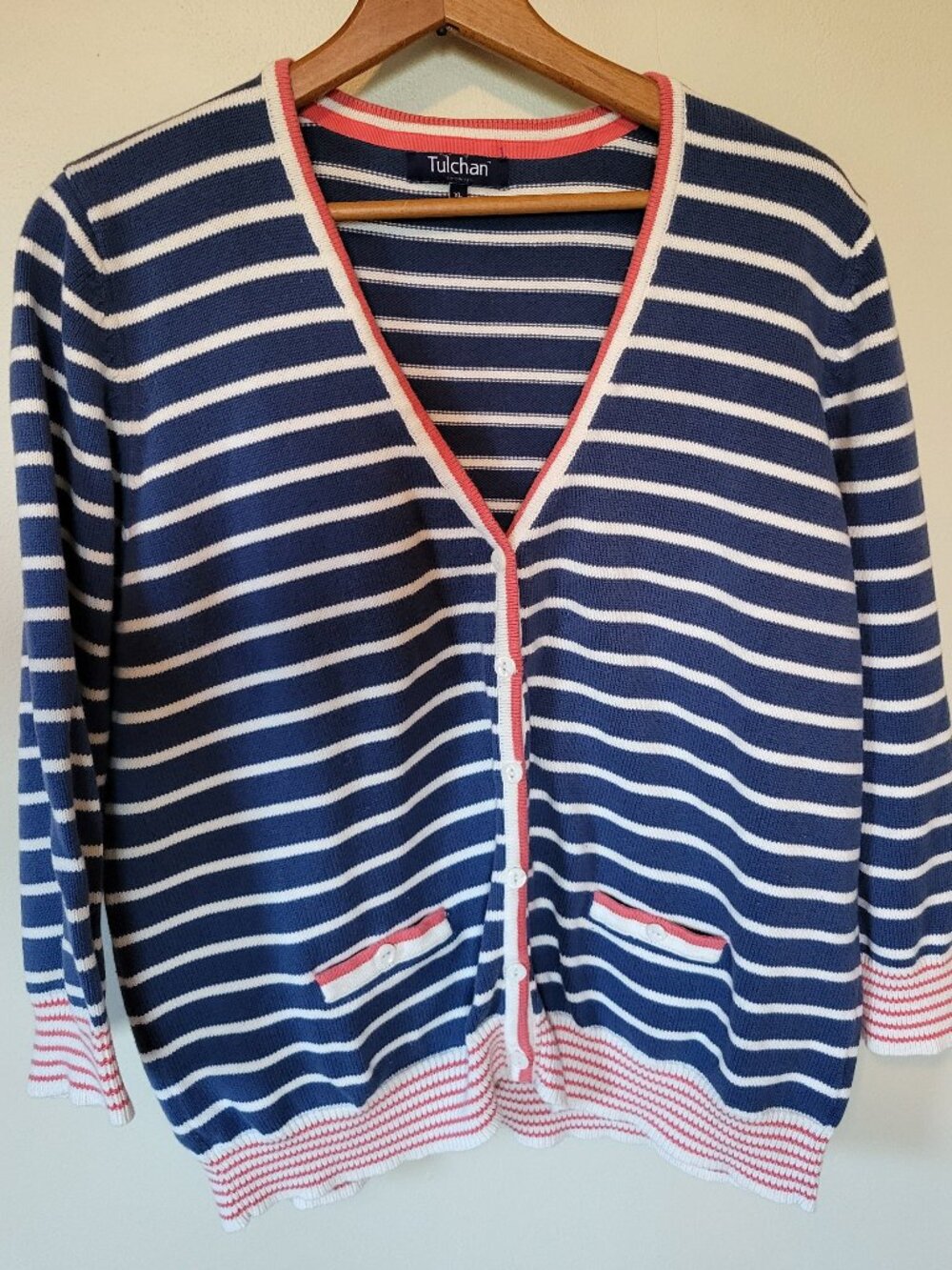 Tulchan button front cotton cardigan